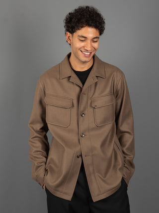 Giacca Camicia - Tabacco