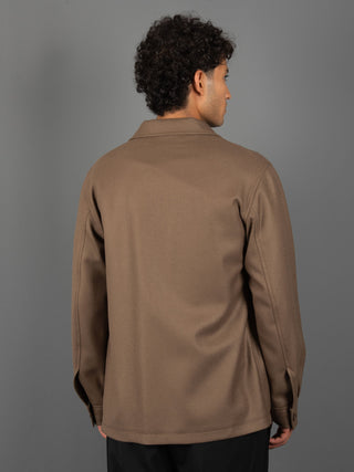 Giacca Camicia - Tabacco