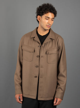 Giacca Camicia - Tabacco