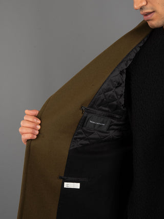 Cappotto Peacot Sailing - Verde Militare