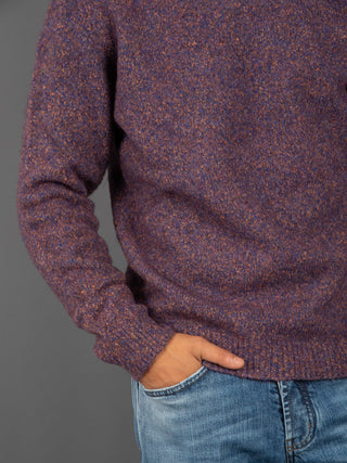 Maglia Melange - Viola