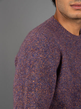 Maglia Melange - Viola