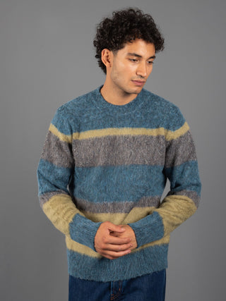 Maglia a Righe - Denim