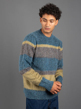 Maglia a Righe - Denim