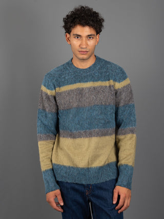 Maglia a Righe - Denim