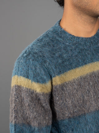 Maglia a Righe - Denim