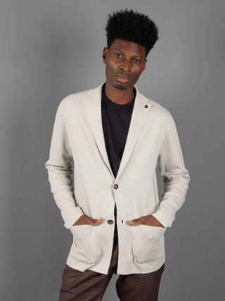 Giacca Maglia - Gesso