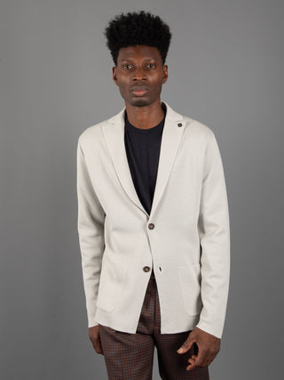 Giacca Maglia - Gesso