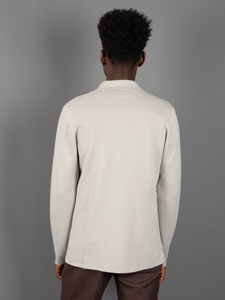 Giacca Maglia - Gesso