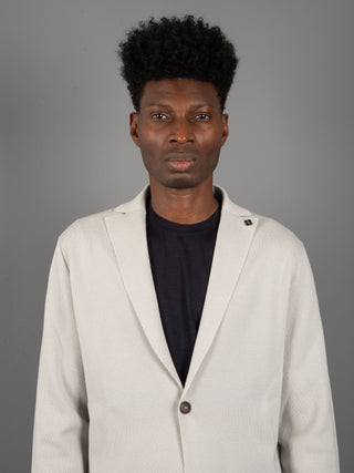 Giacca Maglia - Gesso