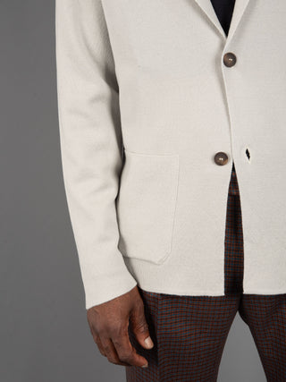 Giacca Maglia - Gesso