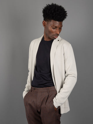 Giacca Maglia - Gesso