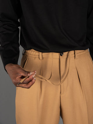 Pantalone Dominique - Cammello