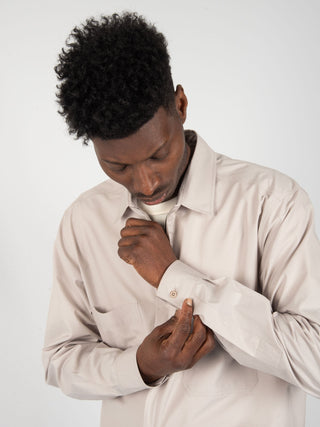 Overshirt Cotone - Sabbia