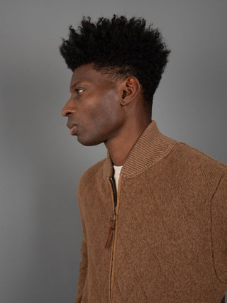 Giacca Bomber Quilted - Tabacco