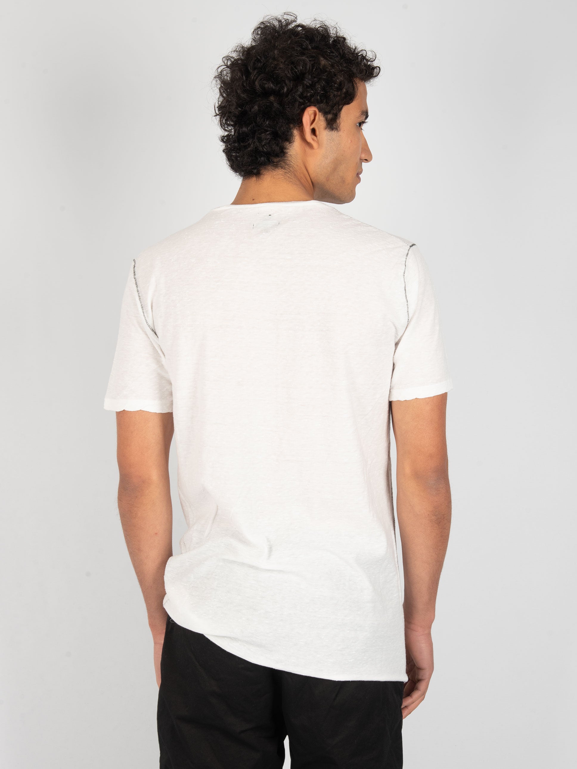 T-Shirt con Ricamo - Bianco