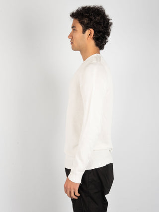 Maglia in Filo di Cotone - Bianco