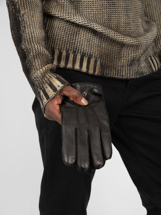 Guanti in Pelle - Nero