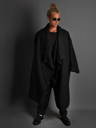 Cappotto Kimono- Nero