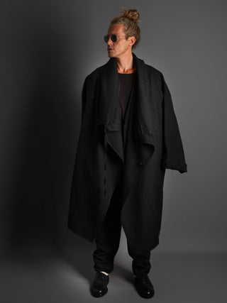 Cappotto Kimono- Nero