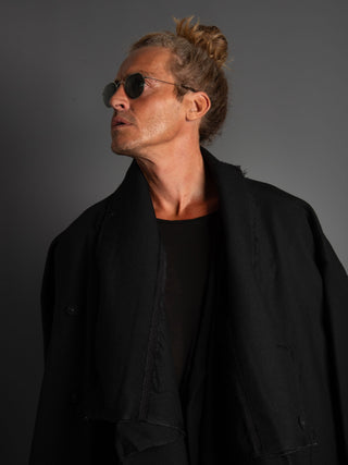 Cappotto Kimono- Nero