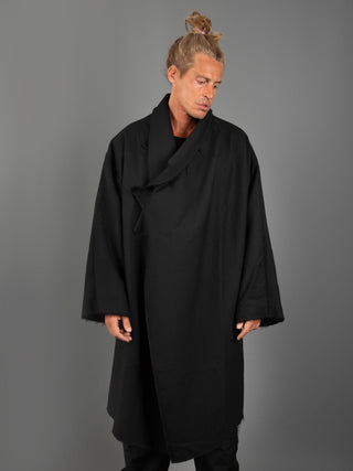 Cappotto Kimono- Nero