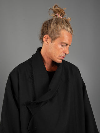 Cappotto Kimono- Nero