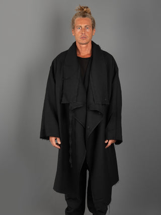 Cappotto Kimono- Nero
