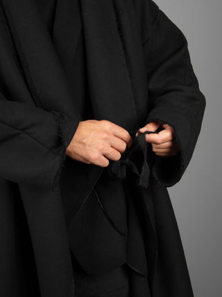 Cappotto Kimono- Nero