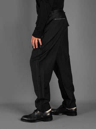 Pantalone Lana - Nero