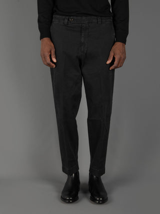 Pantalone Chiaia cotone - Nero