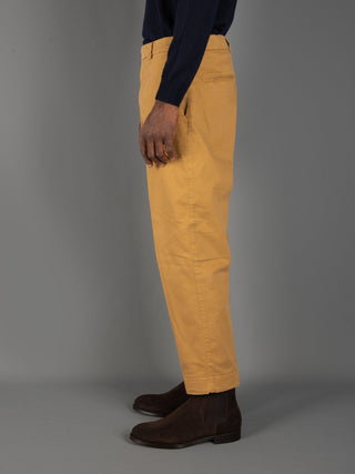 Pantalone Chiaia Cotone - Ocra