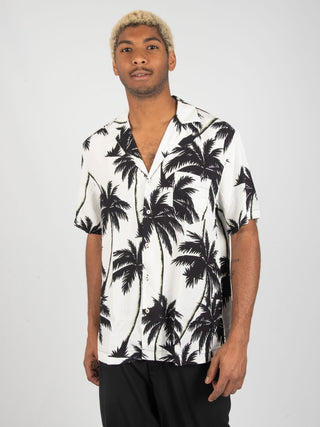 Camicia - White Ice Palms