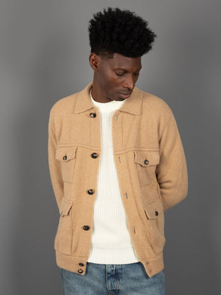 Maglia Giacca - Cammello