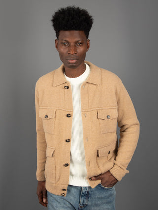 Maglia Giacca - Cammello