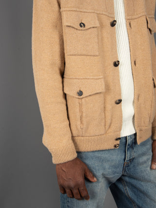 Maglia Giacca - Cammello