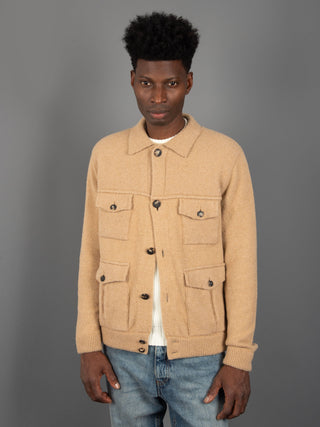 Maglia Giacca - Cammello