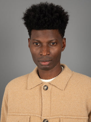 Maglia Giacca - Cammello