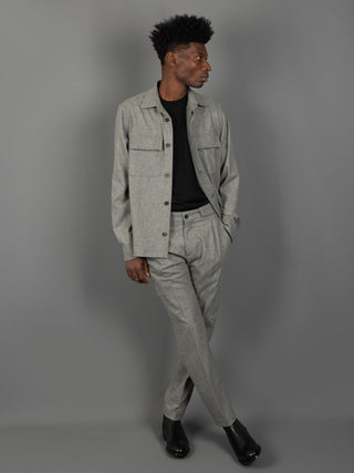 Giacca Camicia - Grigio