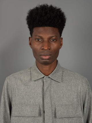 Giacca Camicia - Grigio