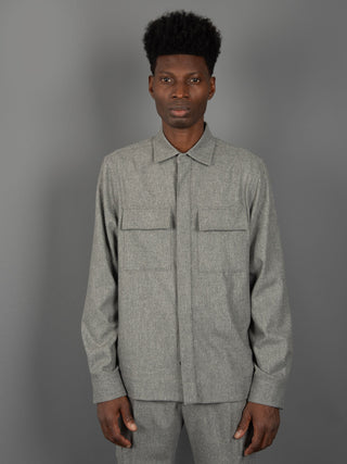 Giacca Camicia - Grigio