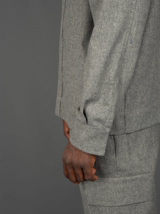 Giacca Camicia - Grigio