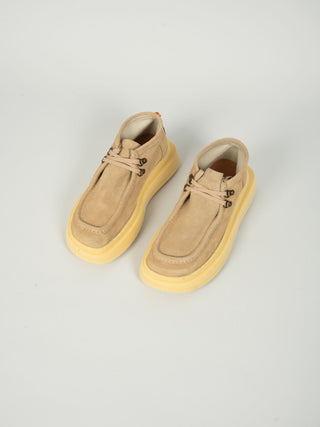 Polacchina Alta Suede - Sabbia