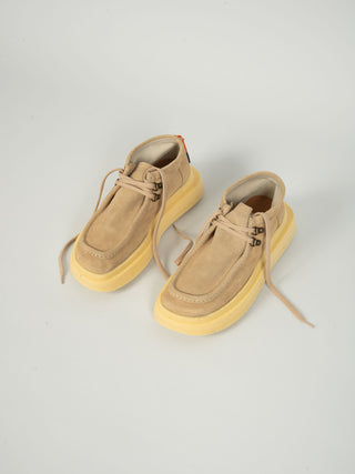 Polacchina Alta Suede - Sabbia