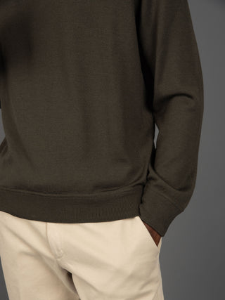 Maglia Felpa - Verde Militare