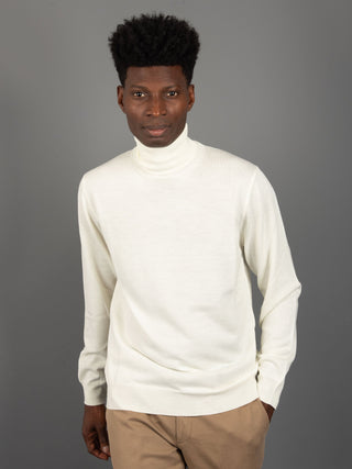 Maglia Dolcevita Extrafine - Panna