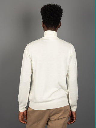 Maglia Dolcevita Extrafine - Panna