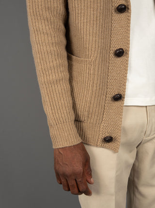 Maglia Cardigan Renegade - Noce