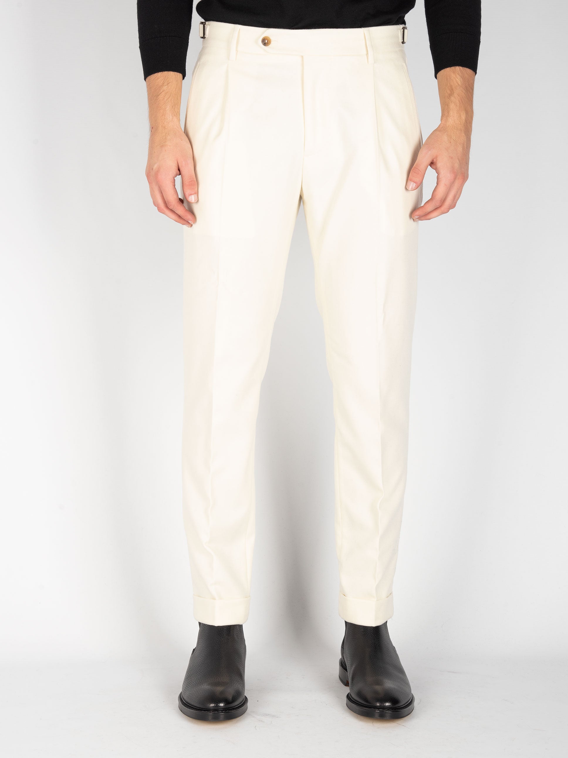 Pantalone 'Retro' - Bianco