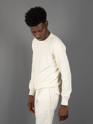 Maglia in Filo di Cotone - Crema